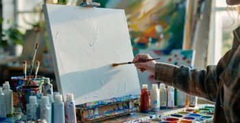 Comment commencer une peinture sur toile ?